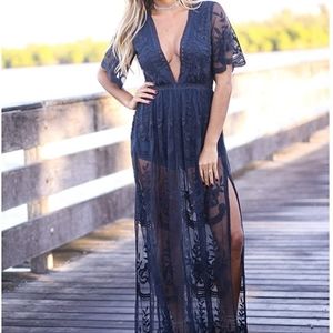 Flowy lace jumpsuit